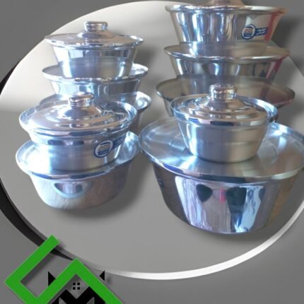 طقم حلل شاورما المومنيوم عالي الجودة بدون يد الشيف التركي 12ق