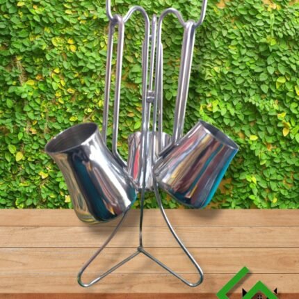 طقم كنك إستيل علي حامل 3ق ضد الصدا