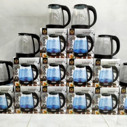 غلاية بيركس زجاج حراري – 2 لتر | 2000 واط سرعة – أناقة – جودة استخدام يومية