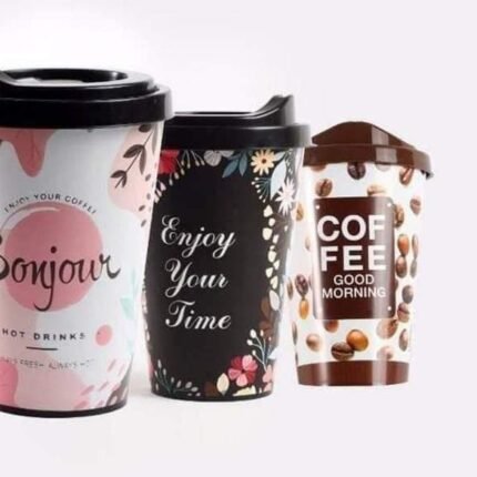 كوب تيرمو لمسه بالغطاء سعة ٤٠٠مل -