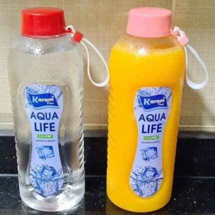 زجاجه اكوا لايف بلاستيك بيور سعه  1.5 لتر🔥