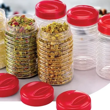 برطمان بلاستيك سداسي – لمسة 3ق