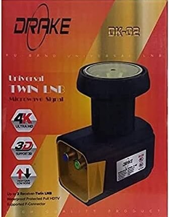 عدسة دش 2 مخرج دريك (Twin LNB)