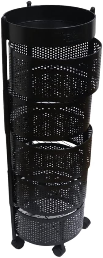 شانون تخزين دوّار متعدد الوظائف – 5 طبقات على عجلات من الكينج، - الصورة 2