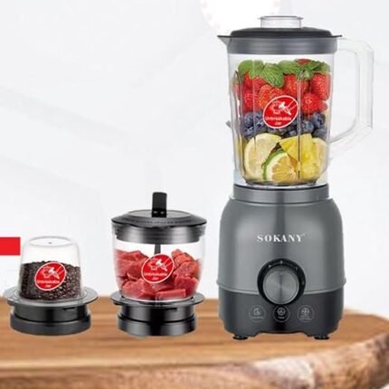 خلاط سوكاني 3 في 1 بقوة 1500 وات – SOKANY SK-03062N